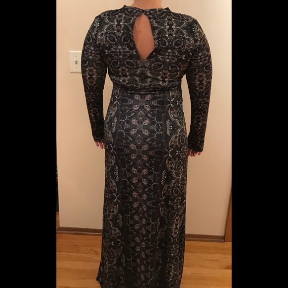 DONATING TODAY Free People 🦋Floor Length Kaleidoscope Gown - Picture 3 of 5
